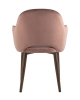 Стул Венера диамант велюр пыльно-розовый