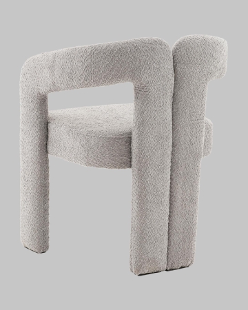 Стул Болинджер букле светло-серый