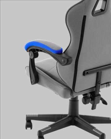 Кресло спортивное Phantom TopChairs серо-голубой