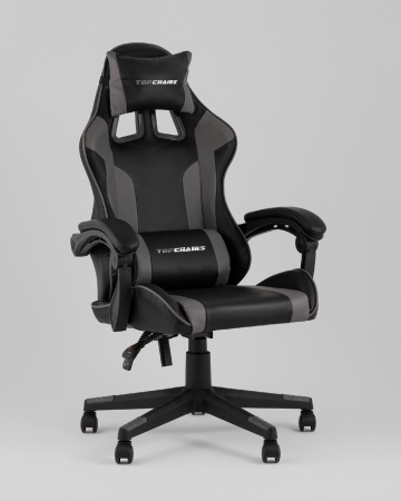 Кресло спортивное Commander TopChairs черно-серый