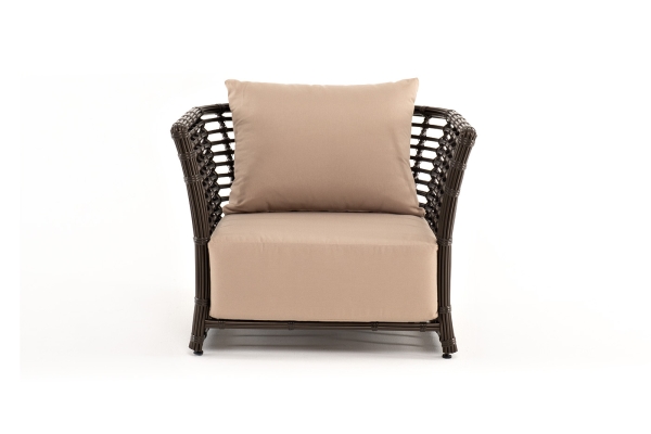 "Валенсия" кресло из искусственного ротанга, бронзовый