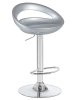 Набор 2 шт Стул барный DISCO, серебряный