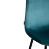 Стул BREEZE (mod. JSC-58) велюр и металл, синий, черный