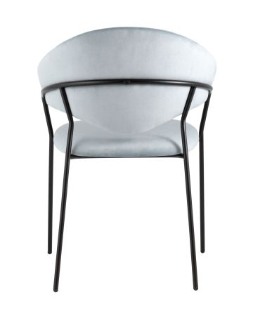 Стул Алексис велюр пыльно-голубой