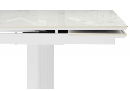 Керамический стол Монерон 200x100 дерево, белый