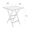 Стол пластиковый складной Siesta Contract Helen Folding Table 60 оливковый