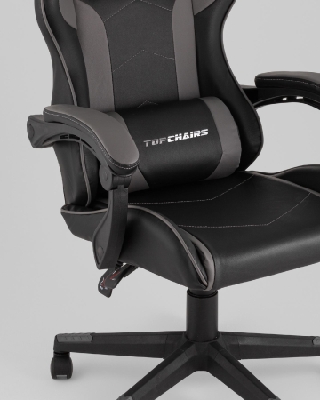 Кресло спортивное Shadow TopChairs черно-серый