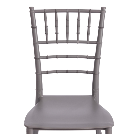 Стул CHAVARI (mod. 101) пластик, 40х49х88 см, серый