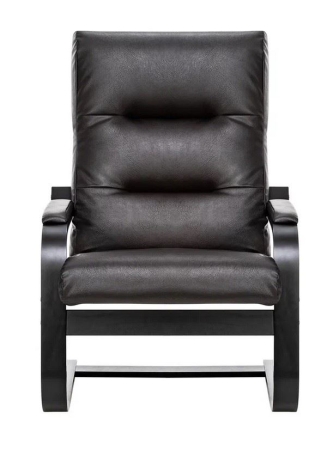 Кресло Оскар венге, экокожа Dundi 108