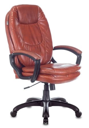 Кресло руководителя Бюрократ CH-868N коричневый Boroko-37 эко.кожа крестовина пластик
