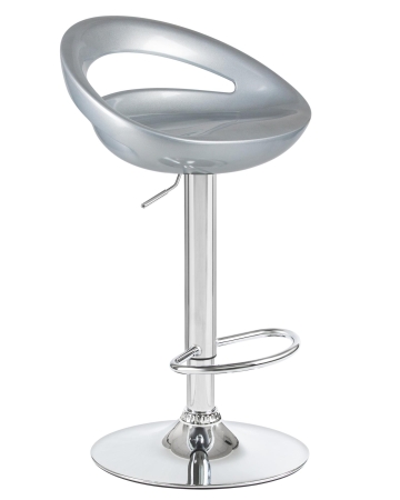 Набор 2 шт Стул барный DISCO, серебряный