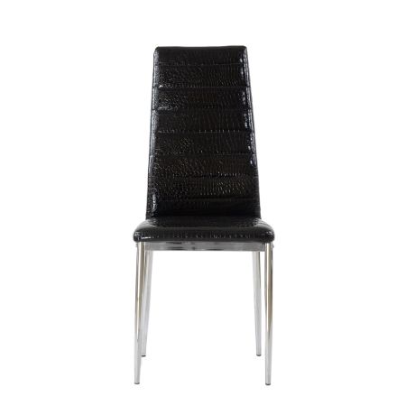 Стул S-1 черный крокодил