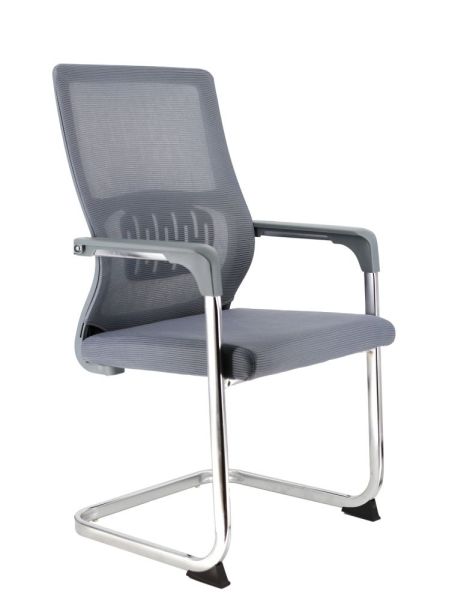 Кресло для посетителей EP-510 Сетка Серый
