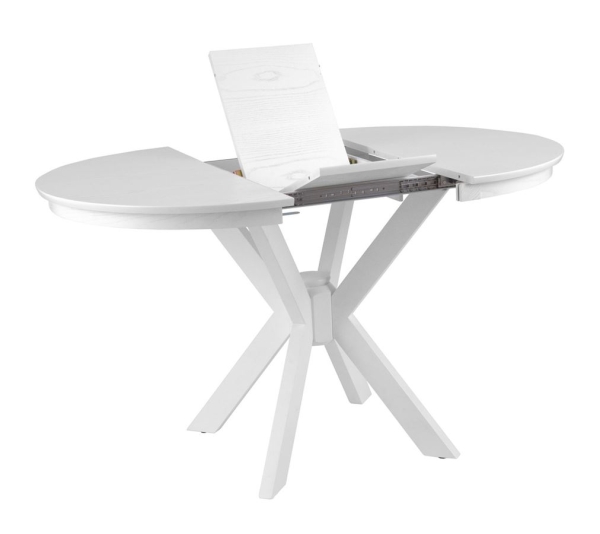 Стол Милан 900 раздвижной белая эмаль