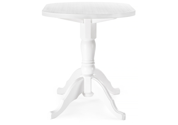 Стол деревянный Адней белый, рисунок