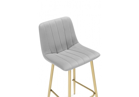 Барный стул Дани Мини светло-серый (zd 960), золотой np
