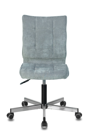 Кресло CH-330M и LT-28 без подлокотников серо-голубой, крестовина металл