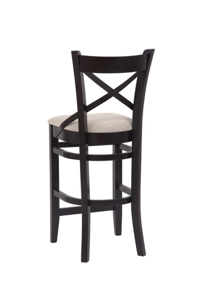 Стул барный "Hugo" венге, бежевый