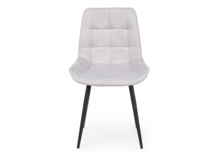 Стул на металлокаркасе Челси 360 К светло-серый (zd 960), черный np