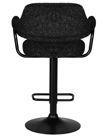 Стул барный CHARLY BLACK черный твид LEO18
