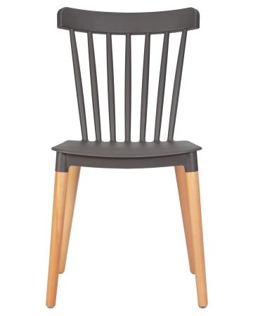Набор 4 шт Стул обеденный THEO, ножки светлый бук темно-серый (GR-04)