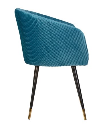 Стул обеденный MARY морская волна велюр 1922-7