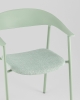 Стул Eila с подушкой пластик зеленый