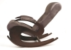 Кресло-качалка Лебедь темный тон, 11 - серый