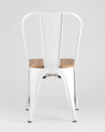 Стул TOLIX WOOD белый глянцевый Стул TOLIX WOOD белый глянцевый
