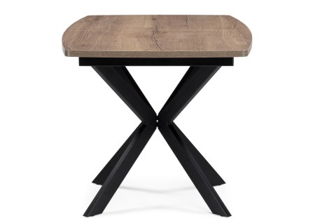 Стол деревянный Палу дуб галифакс табак, черный