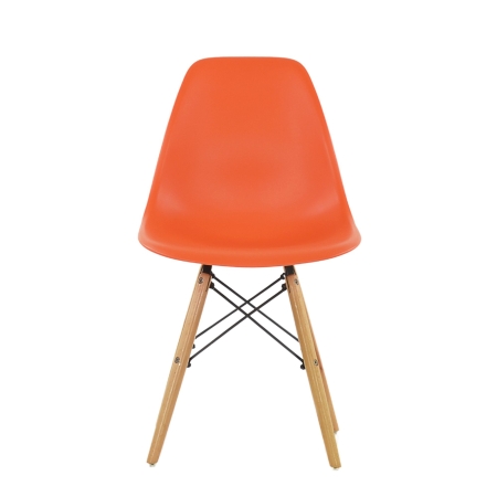 Стул Eames style оранжевый Стул Eames style оранжевый