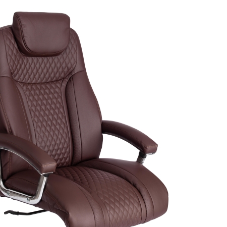 Кресло Trust (max) экокожа, коричневый