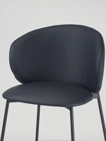 Стул для кухни SOLIS черный экокожа NAPPA 999