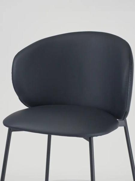 Стул для кухни SOLIS черный экокожа NAPPA 999