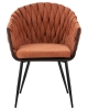 Стул обеденный MATILDA оранжевая ткань LAR 275-27