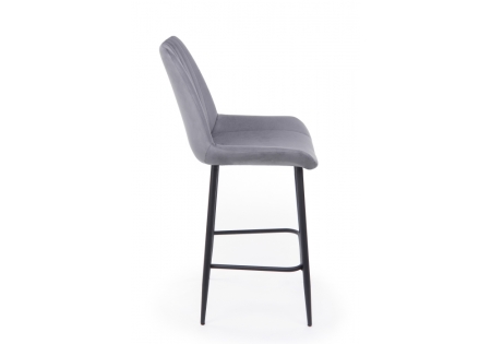 Барный стул Седа темно-серый (zd 995), черный
