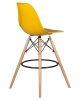 Стул барный DSW BAR ножки светлый бук горчичный Y-03