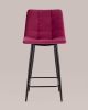 Стул полубарный Джанго велюр винный высота сиденья 60 см