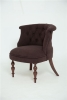 Кресло Бархат темный тон, RS 32 - коричневый