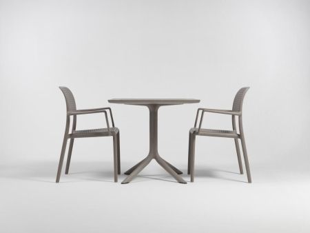 Кресло пластиковое Bora бежевое