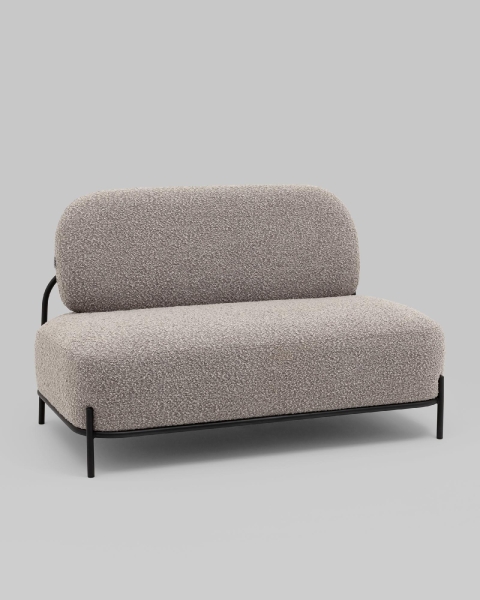 Диван Стоун new ткань букле серо-бежевый