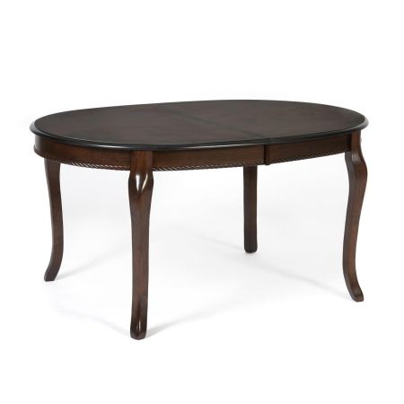 Стол раскладной Royal (RY-T6EX) дерево гевея, мдф, 150+44х106х75 см, tobacco