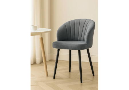 Стул на металлокаркасе Бэнбу marseille 11 данс, черный