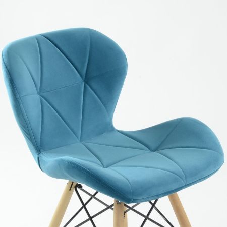 Стул Perfecto бирюзовый велюр Стул Perfecto бирюзовый велюр