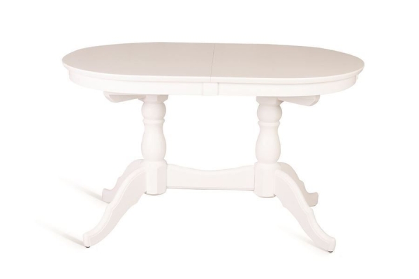 Раздвижной стол Овальный 130 белый