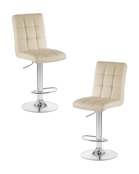 Набор 2 шт Стул барный KRUGER, кремовый