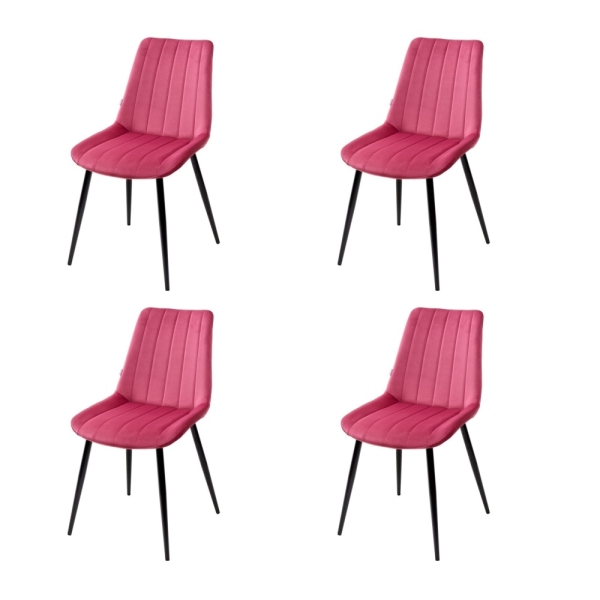 Стул FLIP фуксия велюр G108-43 Стул FLIP фуксия велюр G108-43