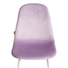 Стул BREEZE (mod. JSC-58) велюр и металл, фиолетовый и белый