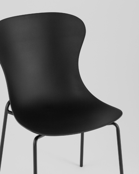 Стул Shaya пластик черный Стул Shaya пластик черный