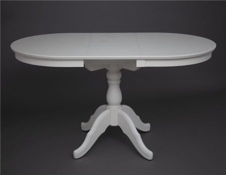 Стол обеденный Овальный-0110 слоновая кость 9001